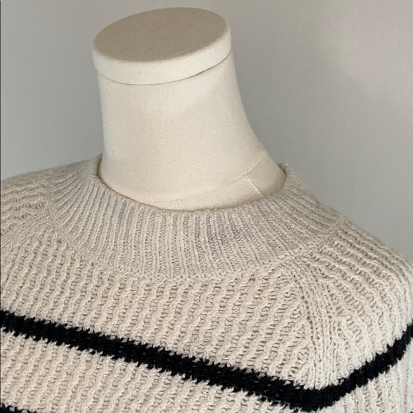 VINCE Ribbed Stripe Sweater, M - Picture 3 of 10